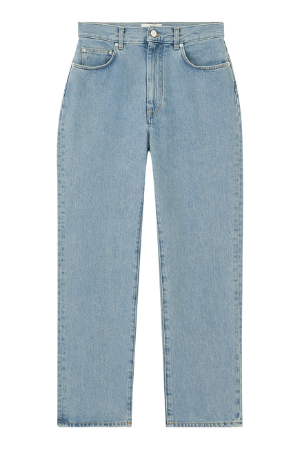 Straight Denim Pants