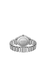Dean H-Link-Bracelet Watch With Green Dial