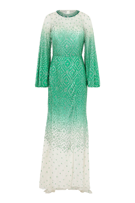 Crystal Gradient Dress