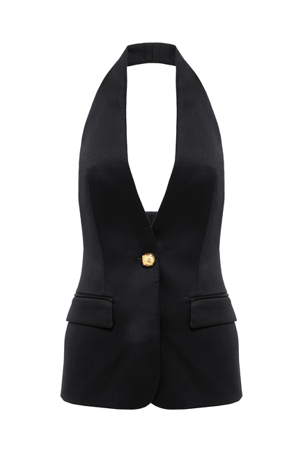 Tailored Vest in Virgin Wool