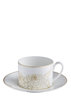 Blooming Roses Tea Cup & Saucer