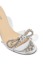 Double Bow Embellished 85 Sandals