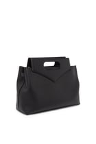 Soft Diamond Embossed Leather Tote Bag