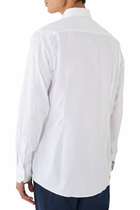 Solid Paisley Effect Shirt
