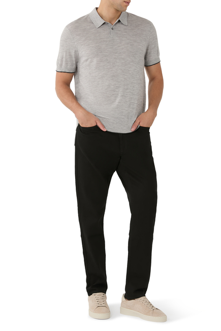 Ultrafine Cashmere Tipped Polo