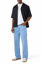 Organic Denim Wide Leg Jeans