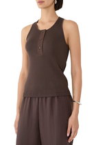  Henley Ribbed Top 