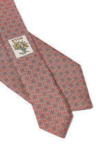 Geometric Silk Tie