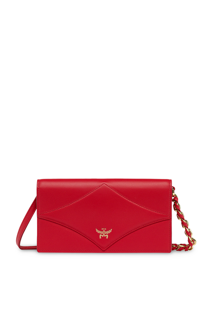 Large Diamond Leather Wallet