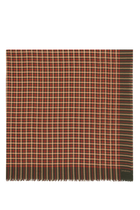 Logo Wool Twill Scarf