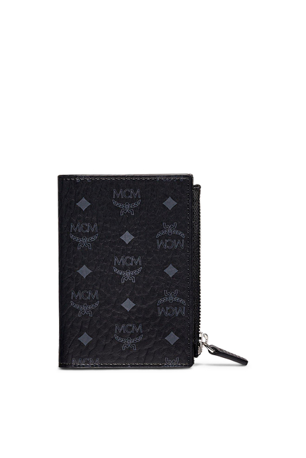 Bifold Mini Zip Card Wallet