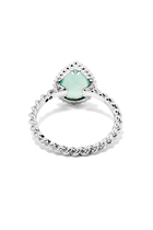 Serpent Boheme S Motif Ring, 18k White Gold