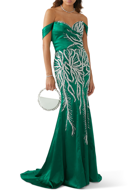 Off-Shoulder Gown