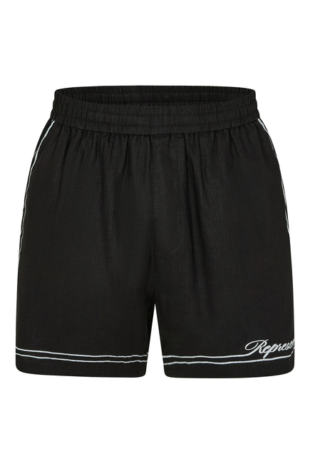Logo Border Shorts