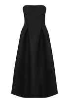 Silk Wool Noir Dress