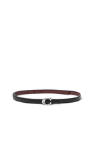 Sculpted C Buckle Cut To Size Reversible Belt