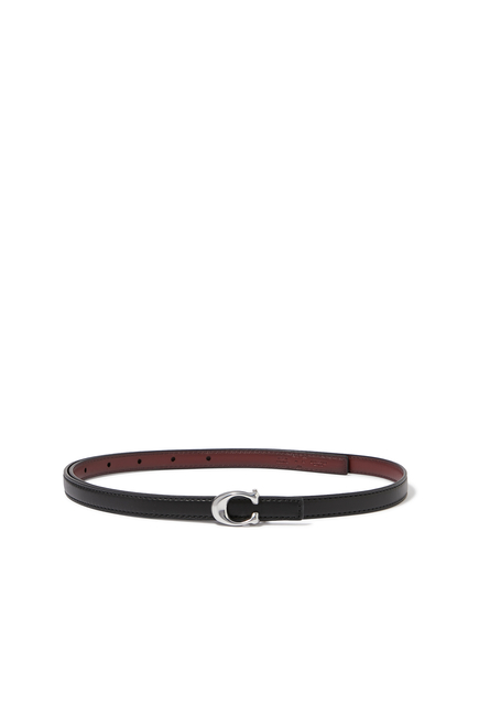 Sculpted C Buckle Cut To Size Reversible Belt