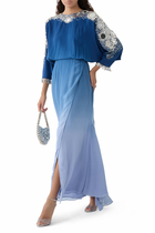 Crystal Ombre Kaftan Dress