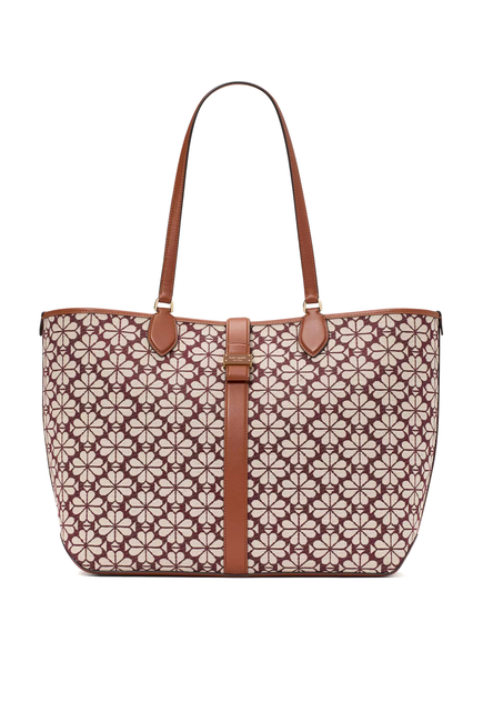 Spade Flower Coated Canvas Tote Bag