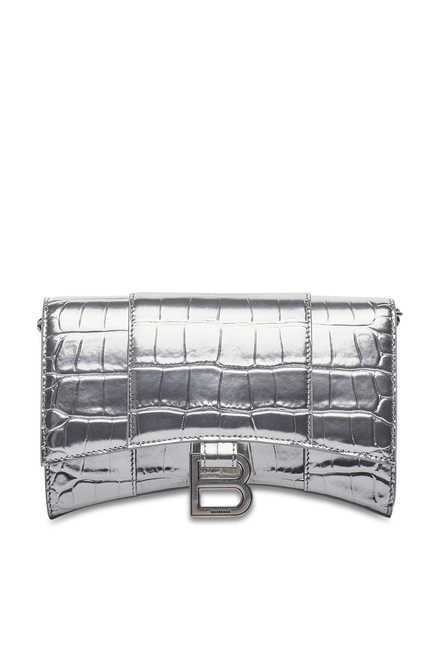 Hour Glass Wallet Chain Bag