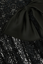 Lace Dress with Bustier and Bows