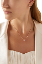 Serpent Boheme Pendant Necklace, 18k Rose Gold, Quartz & Diamond