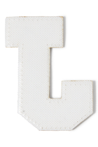Kids Chenille Sparkle Letter J Patch