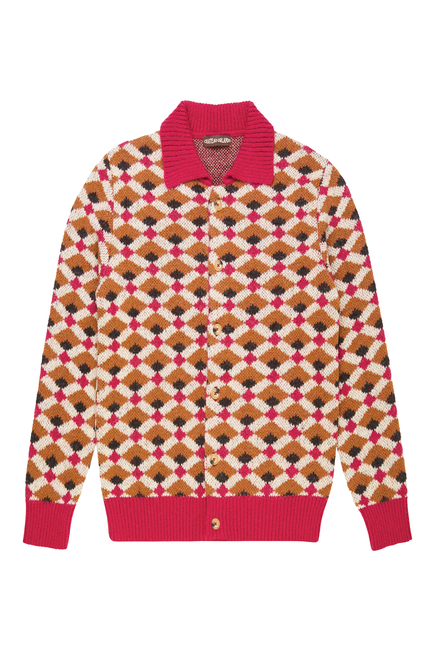 Venetian Floor Polo Cardigan