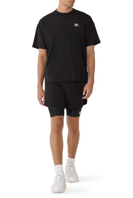 Layered Pocketed Trail Shorts