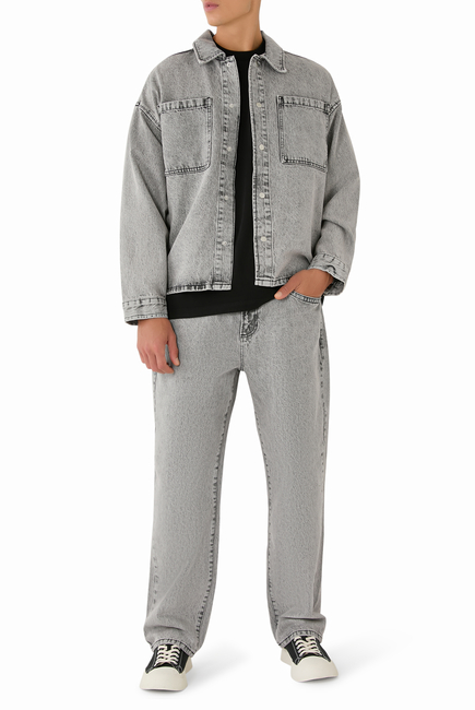 Denim Box Overshirt