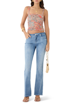 Cara Low-Rise Bootcut Jeans