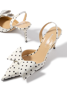Le Cadeau 85 Polka Dot Slingback Pumps