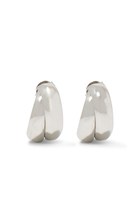 Gina Double Hoop Earrings, Sterling Silver