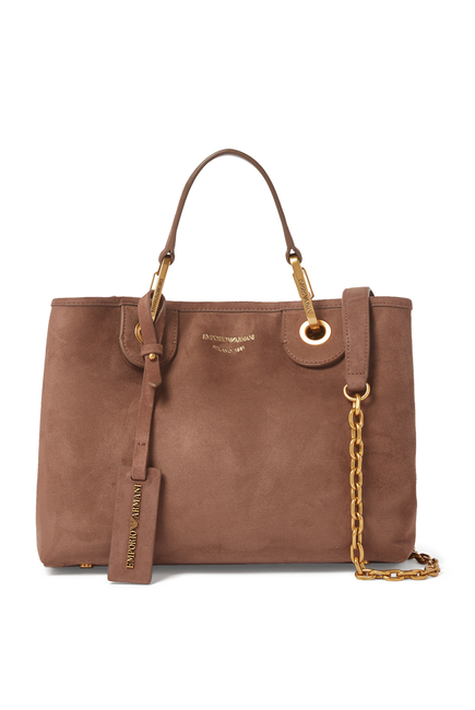 MyEA Suede Shopper Bag