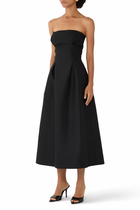 Silk Wool Noir Dress