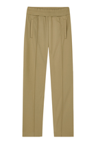 Back Curved Logo Track Pants