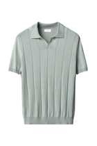 Open Collar Polo Shirt