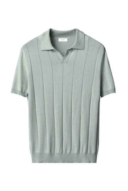 Open Collar Polo Shirt