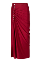 Long Draped Skirt
