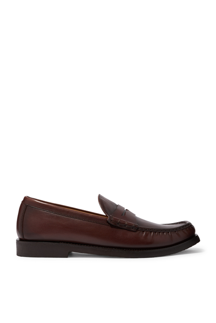 Balfron Flexi Leather Penny Loafers