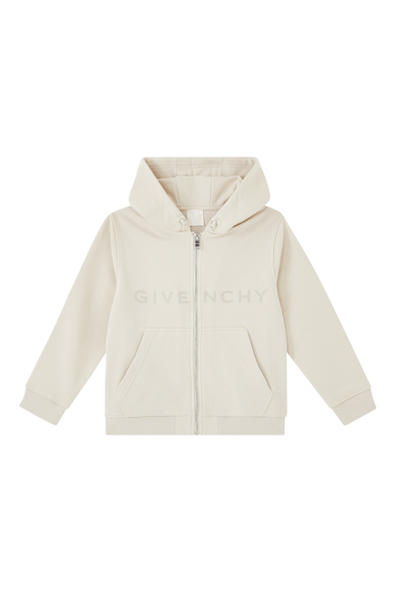Kids Logo Hooded Cardigan