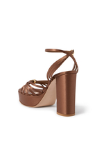 Rita Satin 70 Platform Sandals
