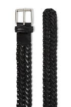 Woven Leather Belt