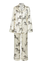 Lila Abalone Turquoise Floral Pyjamas