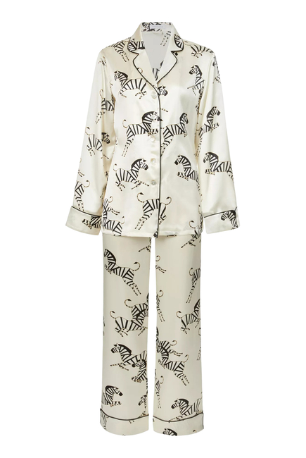 Lila Abalone Turquoise Floral Pyjamas