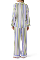 Lila Abalone Turquoise Floral Pyjamas