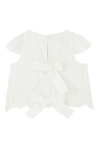 Kids Scalloped Embroidered Top