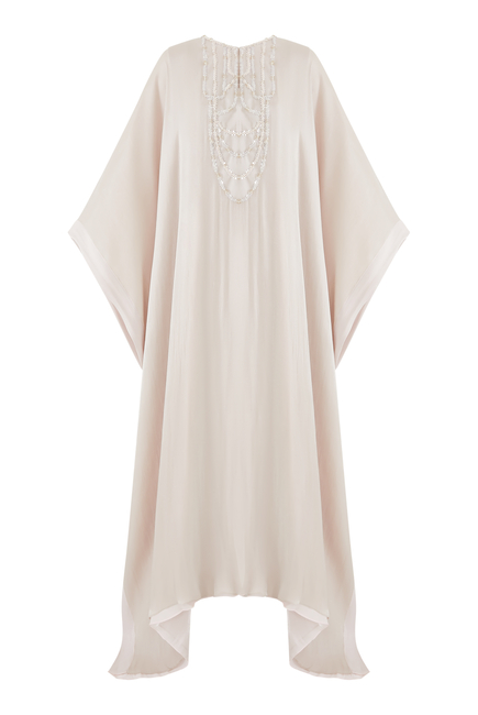 Embroidered Kaftan Dress