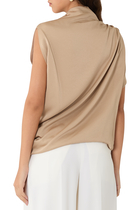 Envers Satin Sleeveless Top