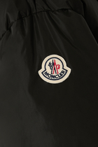 Agneux Square-Quilted Hooded Short Down Jacket